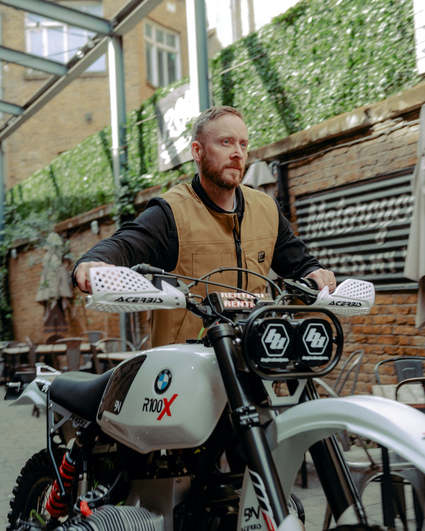 BSMC x Alpinestars TechAir 3 Canvas Airbag Vest - Tan