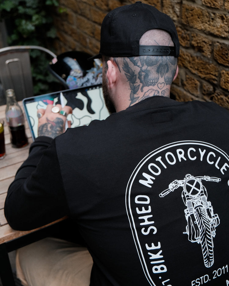 BSMC Cafe Bars Long Sleeve T-Shirt - Black