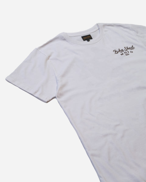 BSMC Desert Race T-Shirt - Ecru/Multi studio image side on