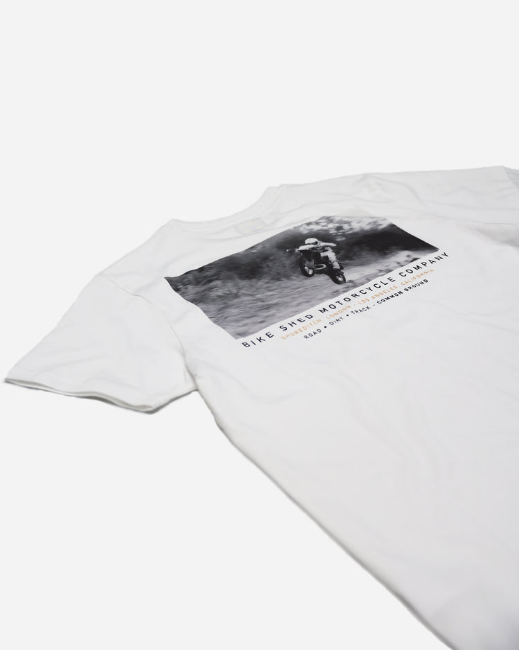 BSMC Dirt Shot T-Shirt - White, back print