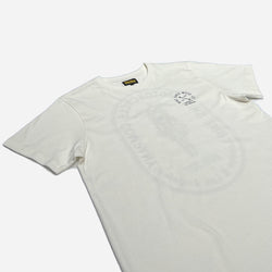 BSMC Drop Bars T Shirt - White, side on close up