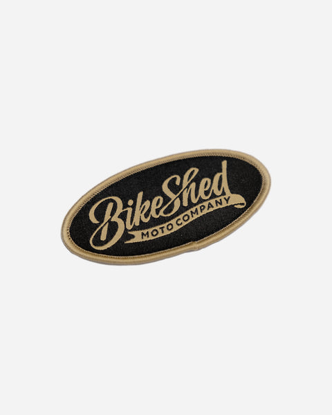 BSMC Flag Patch - Black/Gold studio image side