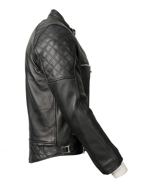 Goldtop Summer Flat Tracker Jacket - Black studio image side