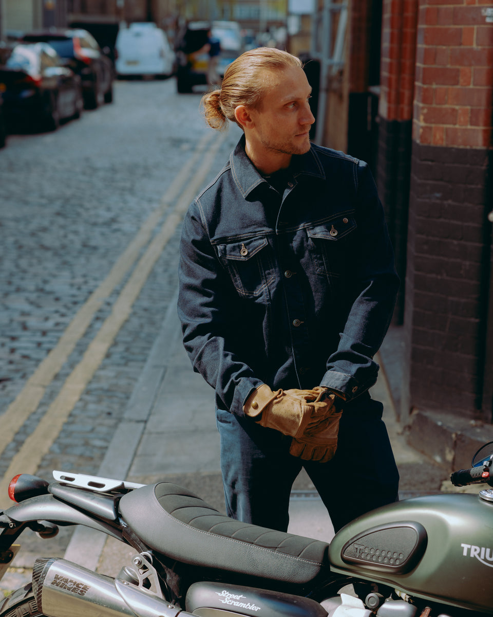 BSMC Denim Motorcycle Jacket - Resistant Indigo