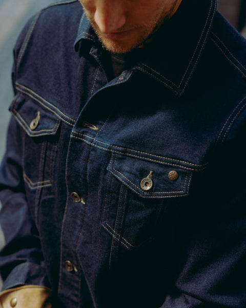 ジャケット・アウター blurhms Drill Chambray Motorcycle Jacket blurhms＞Drill Chambray Motorcycle Jacket