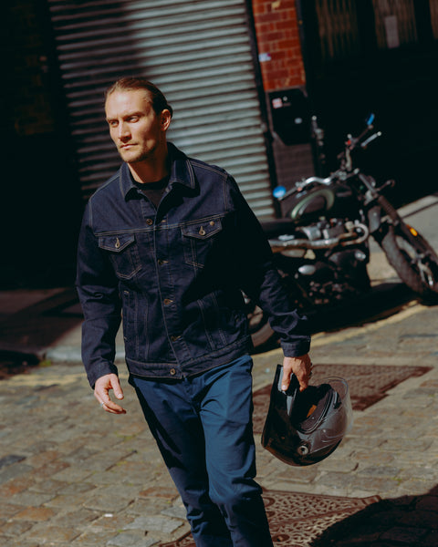 BSMC Denim Motorcycle Jacket - Resistant Indigo