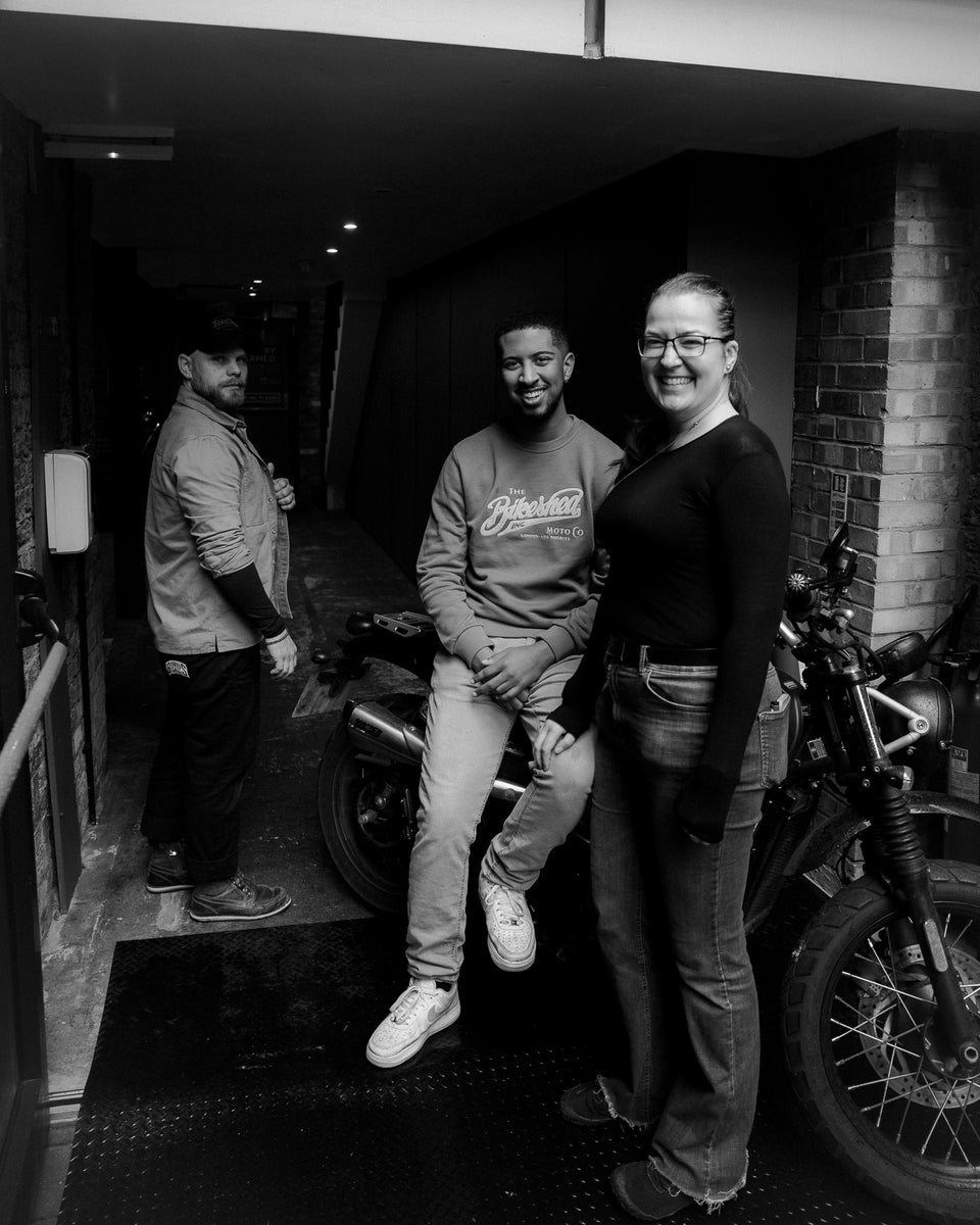 Kyle in Inc Applique Sweatshirt Khaki with Jimbo and Suzy