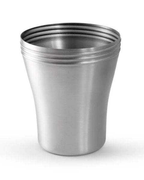 Finned Cup Holder Adapter - Silver flatlay