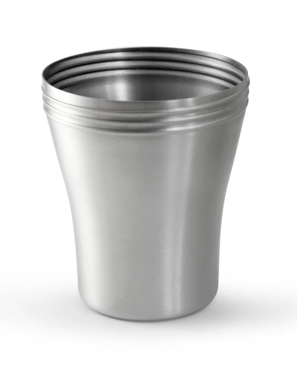 Finned Cup Holder Adapter - Silver