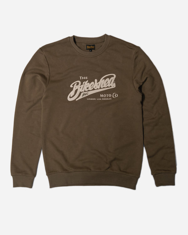 BSMC Inc. Appliqué Sweatshirt - Khaki