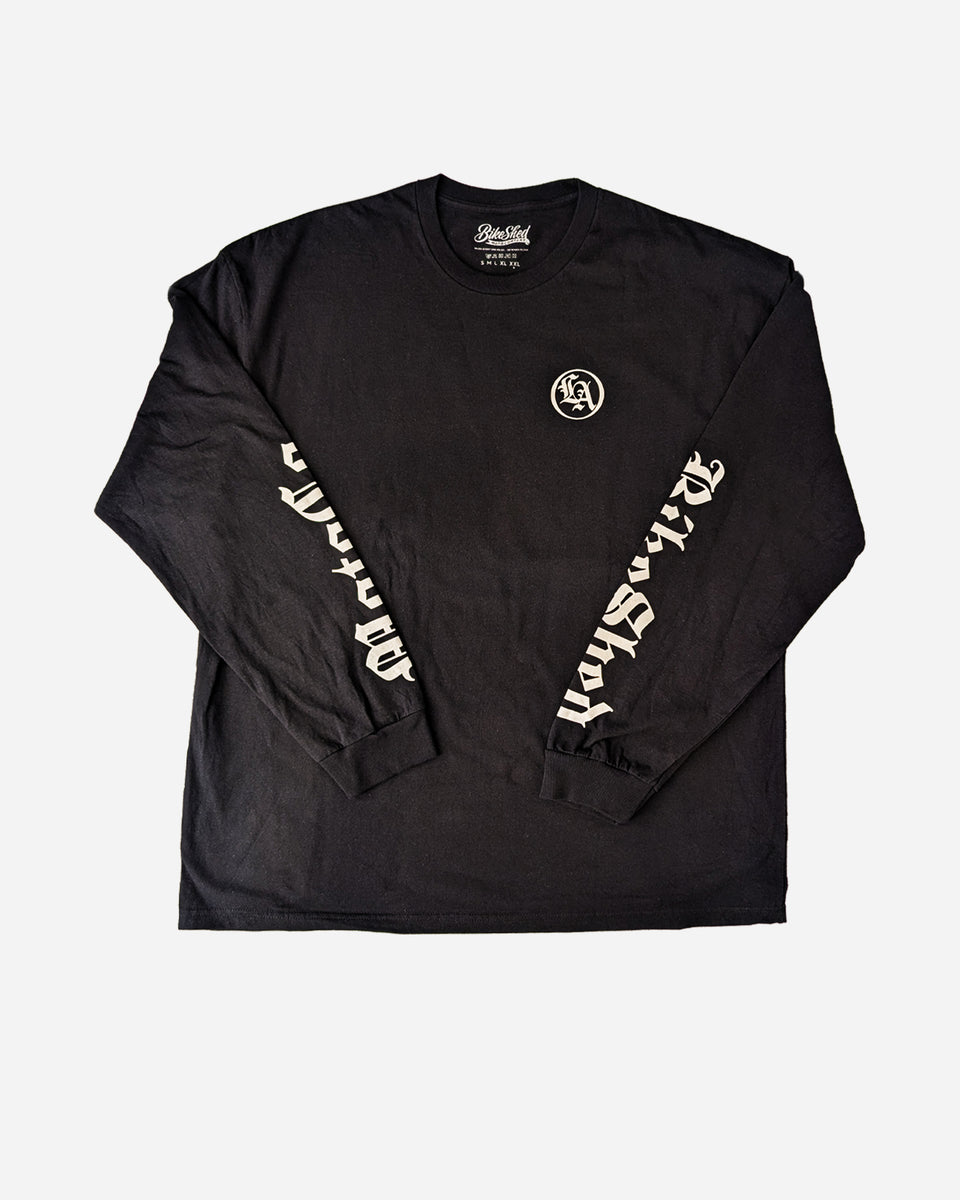 BSMC LA Rocker Long Sleeve T-Shirt - Black studio image front
