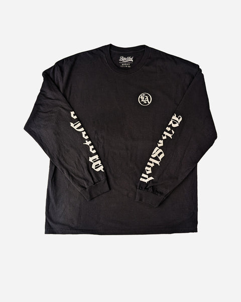BSMC LA Rocker Long Sleeve T-Shirt - Black studio image front