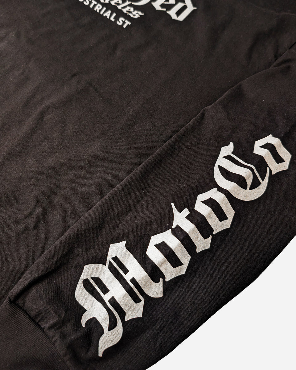 BSMC LA Rocker Long Sleeve T-Shirt - Black sleeve detail 2