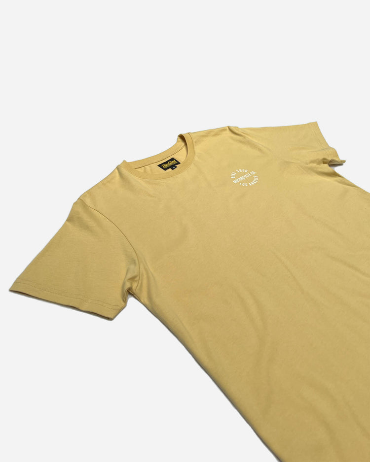 BSMC LA Rocker T Shirt - Sand, side on close up