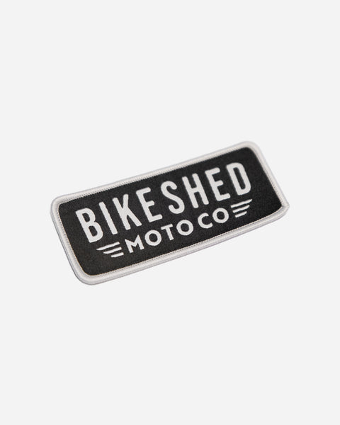 BSMC Rocker Patch - Black/Silver studio image side