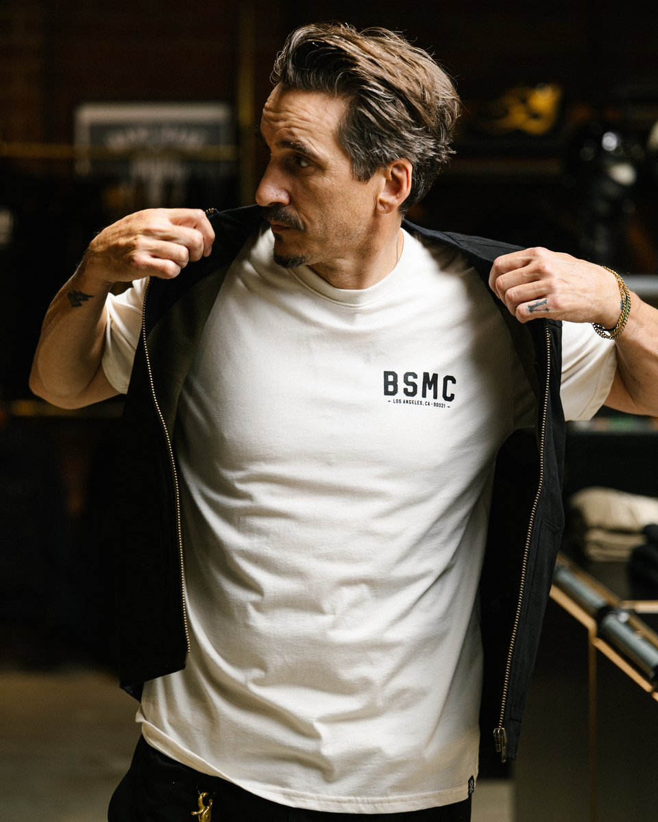 BSMC LA Roundel T-Shirt - Bone