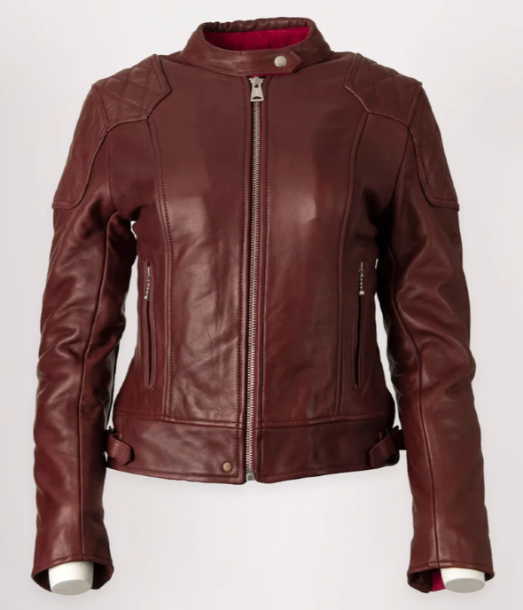 Goldtop '76 Cafe Racer Jacket W - Burgundy