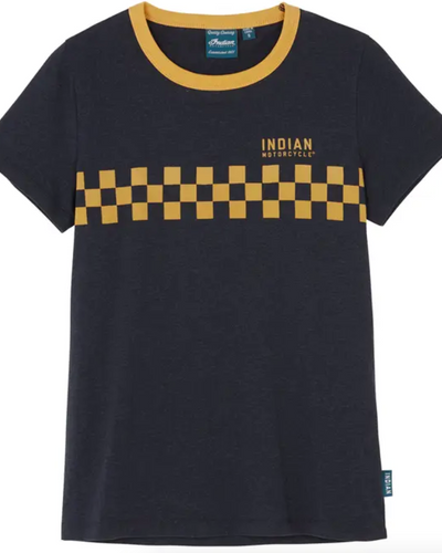 INDIAN WW BL Vintage Checked Tee