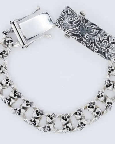 SILVERBONE CHB008 Skull Bracelet