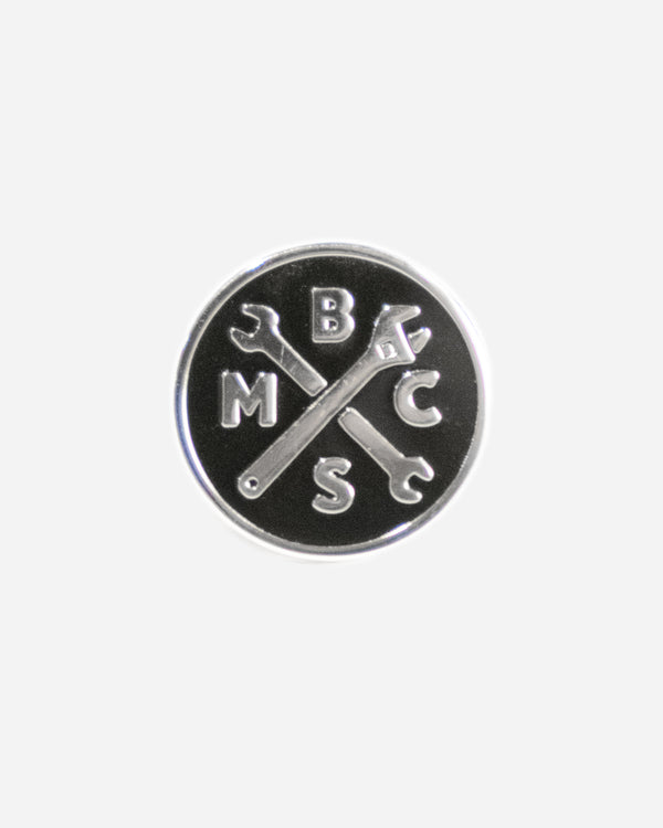 BSMC Spanners Pin - Black/Silver
