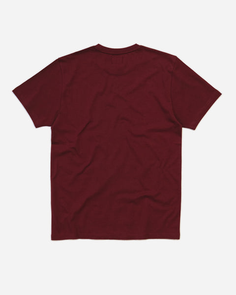 BSMC Steps T-Shirt - Burgundy studio image rear