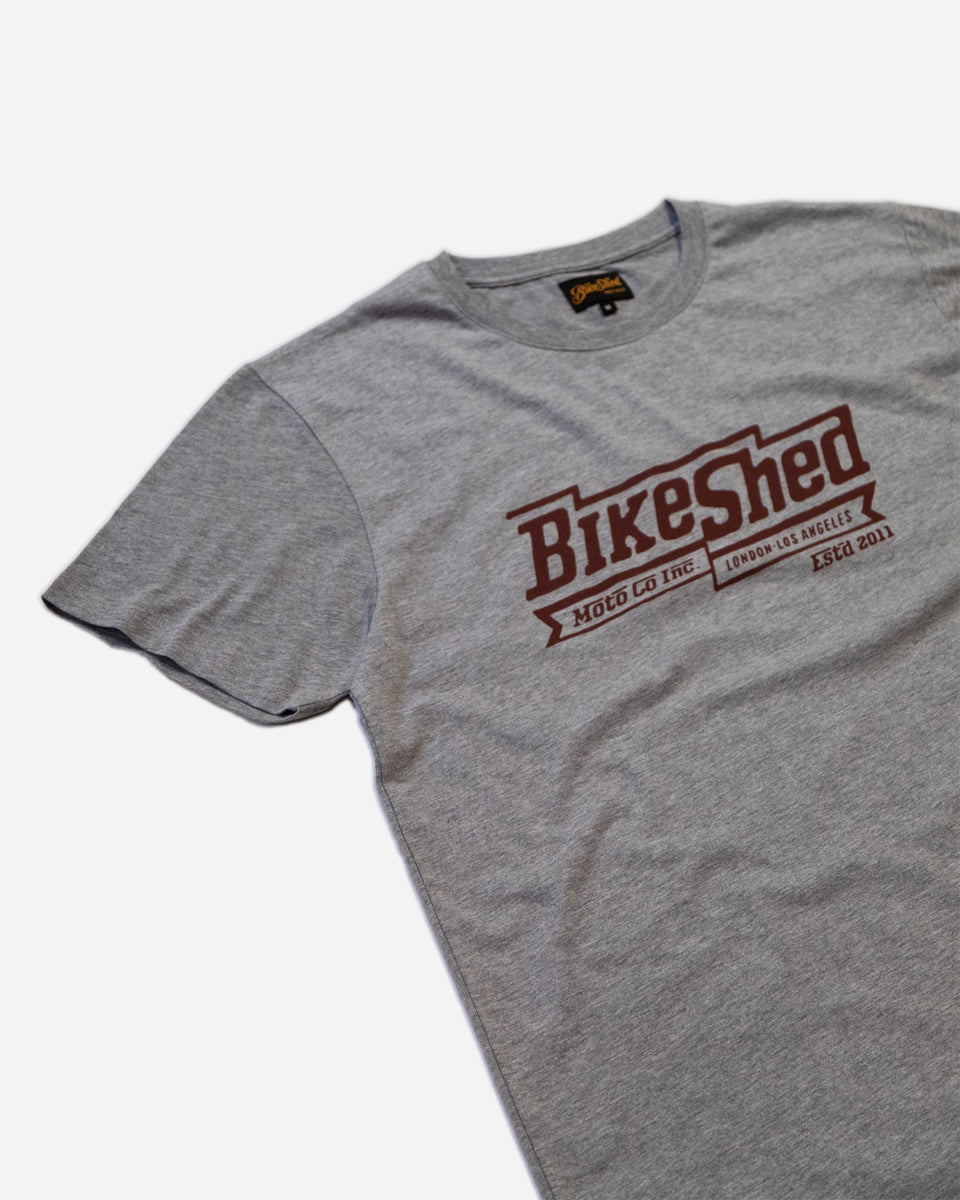 BSMC Steps T-Shirt - Gray studio image side on