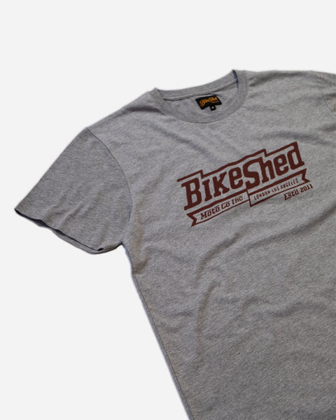 BSMC Steps T-Shirt - Gray studio image side on