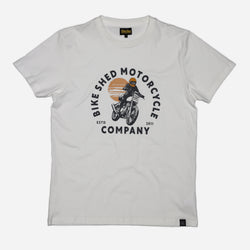 BSMC Sunset T-Shirt - Off White, front