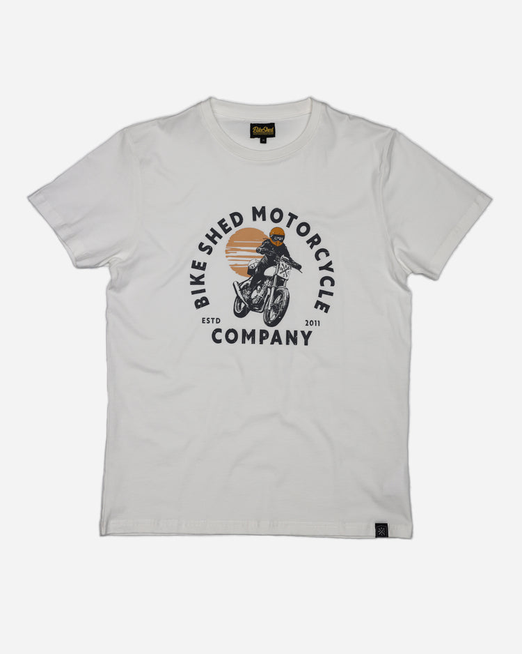 BSMC Sunset T-Shirt - Off White, front