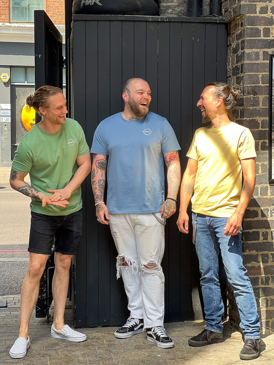Rocker Tee Trio worn by Steve, Magdy & Liam