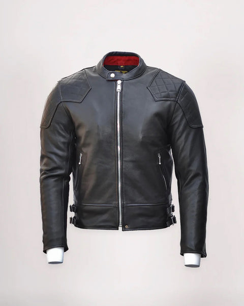 Goldtop '76 Cafe Racer Jacket - Black studio image