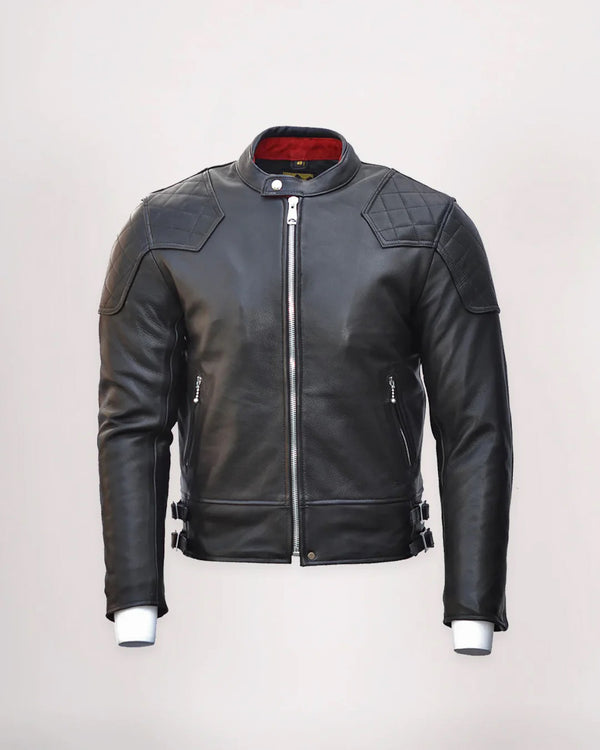 Goldtop '76 Cafe Racer Jacket - Black