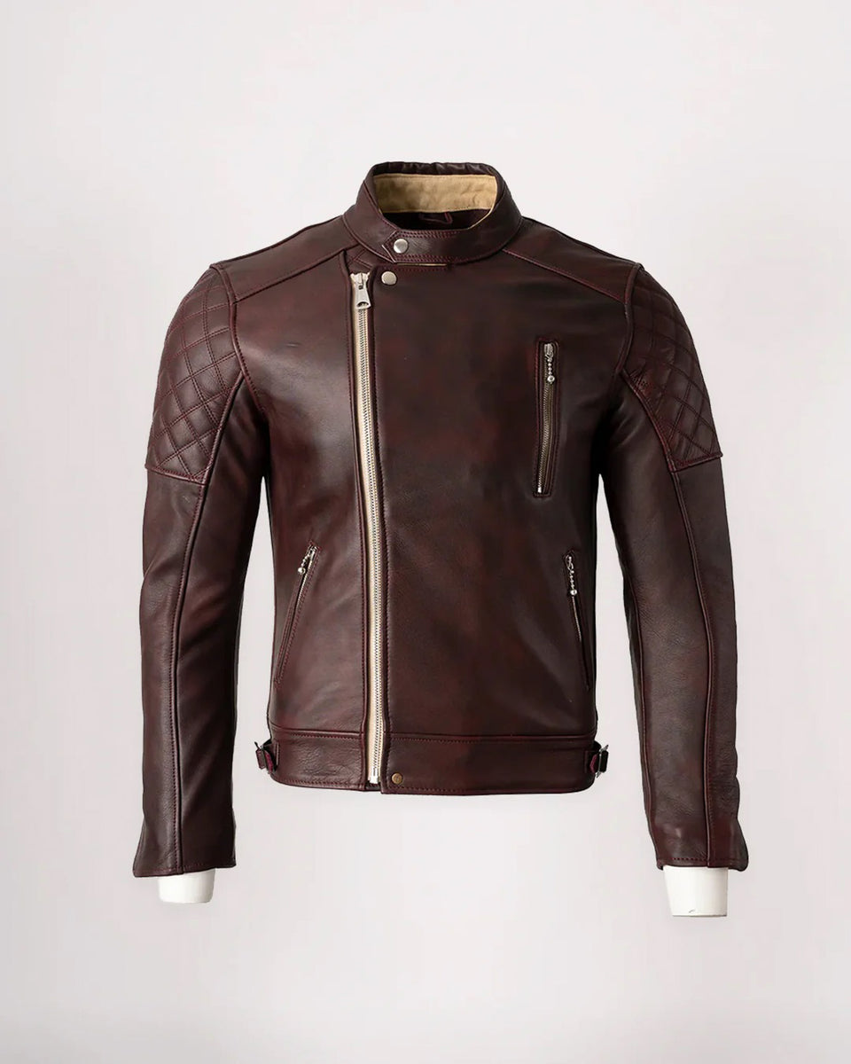 Goldtop Bobber Jacket - Oxblood studio image