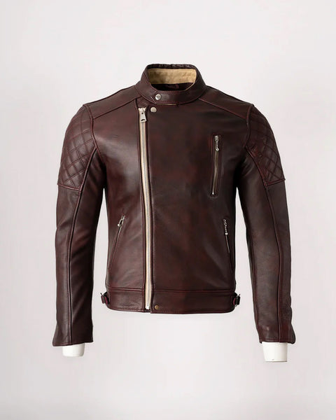 Goldtop Bobber Jacket - Oxblood studio image