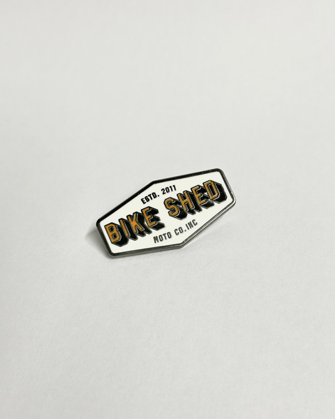 Bike Shed Moto Co. Enameled Billboard Pin