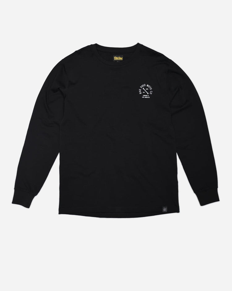 BSMC Cafe Bars Long Sleeve T-Shirt - Black