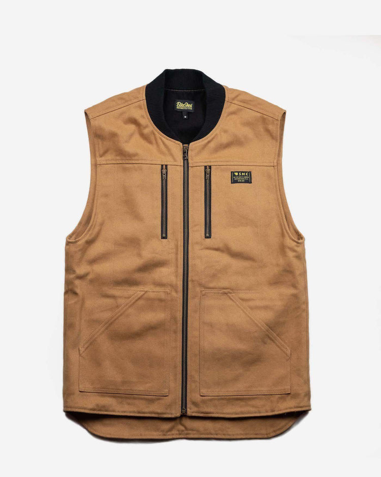 BSMC Utility Vest - Tan, front