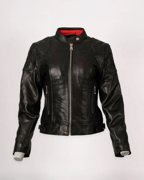 Goldtop Womens '76 Cafe Racer Jacket - Black studio image