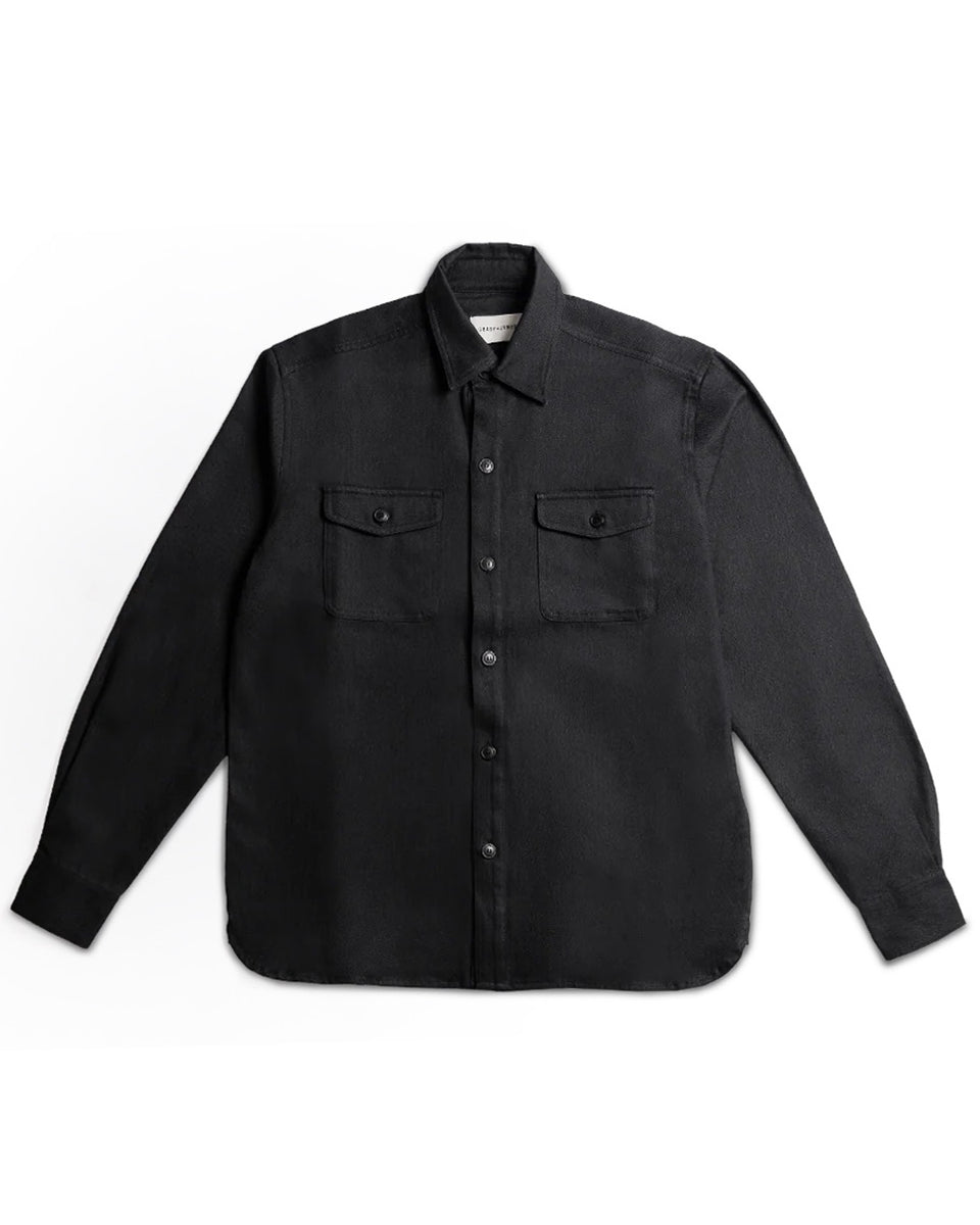 Grady + James - Roy Shirt black studio image