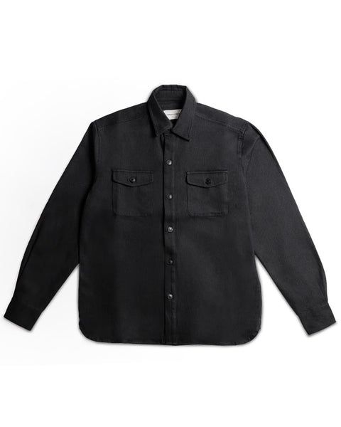 Grady + James - Roy Shirt black studio image