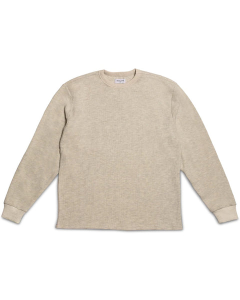 Grady + James - Nelson Thermal Crew heather gray studio image