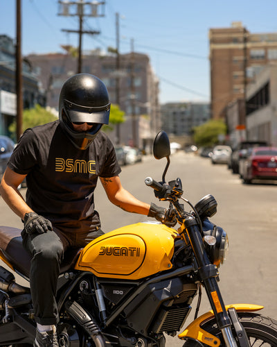 BSMC Monogram Bandana - Black/Gold – Bike Shed Moto Co. USA