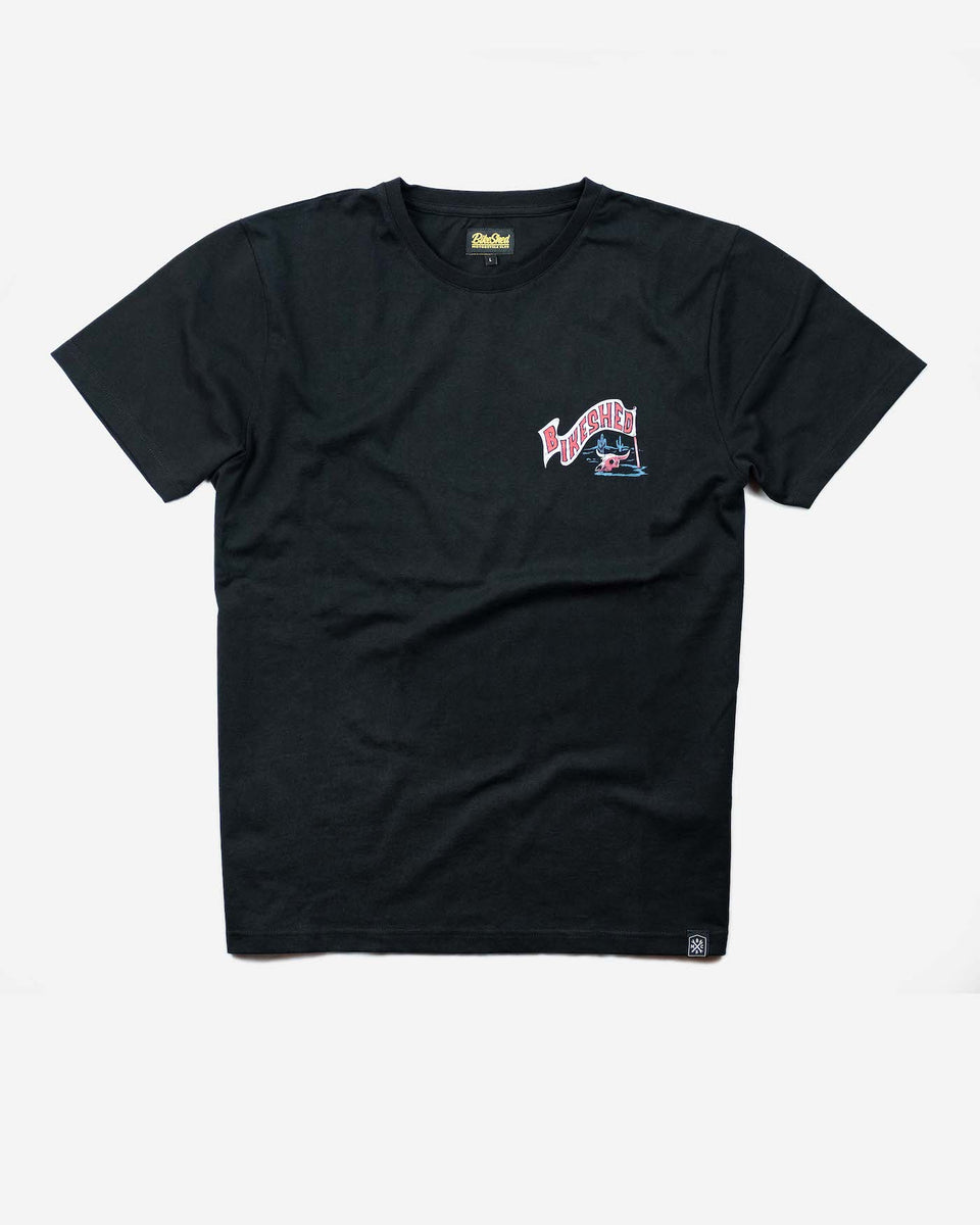 BSMC Graphic Motorcycle T Shirt - Black, front