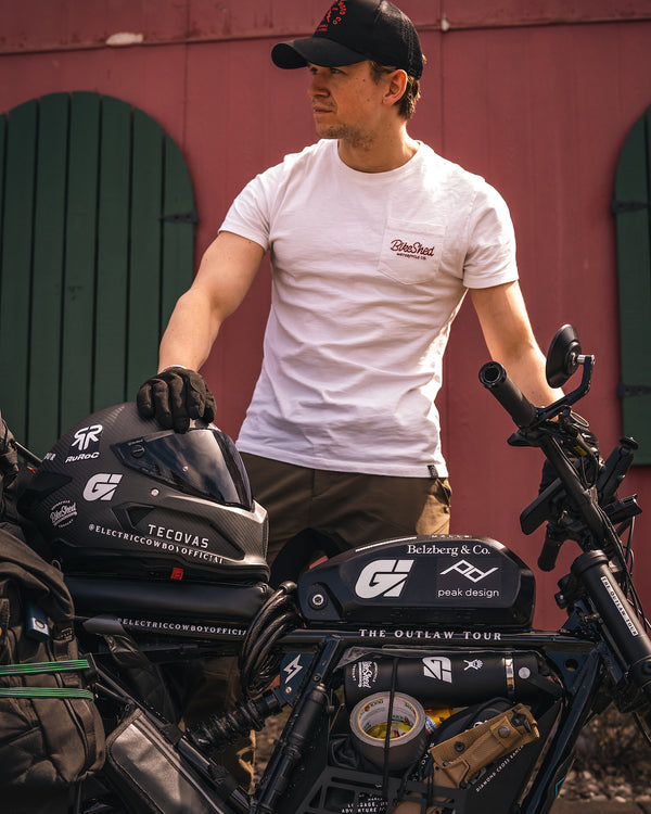 BSMC Chain Slub T Shirt - Ecru