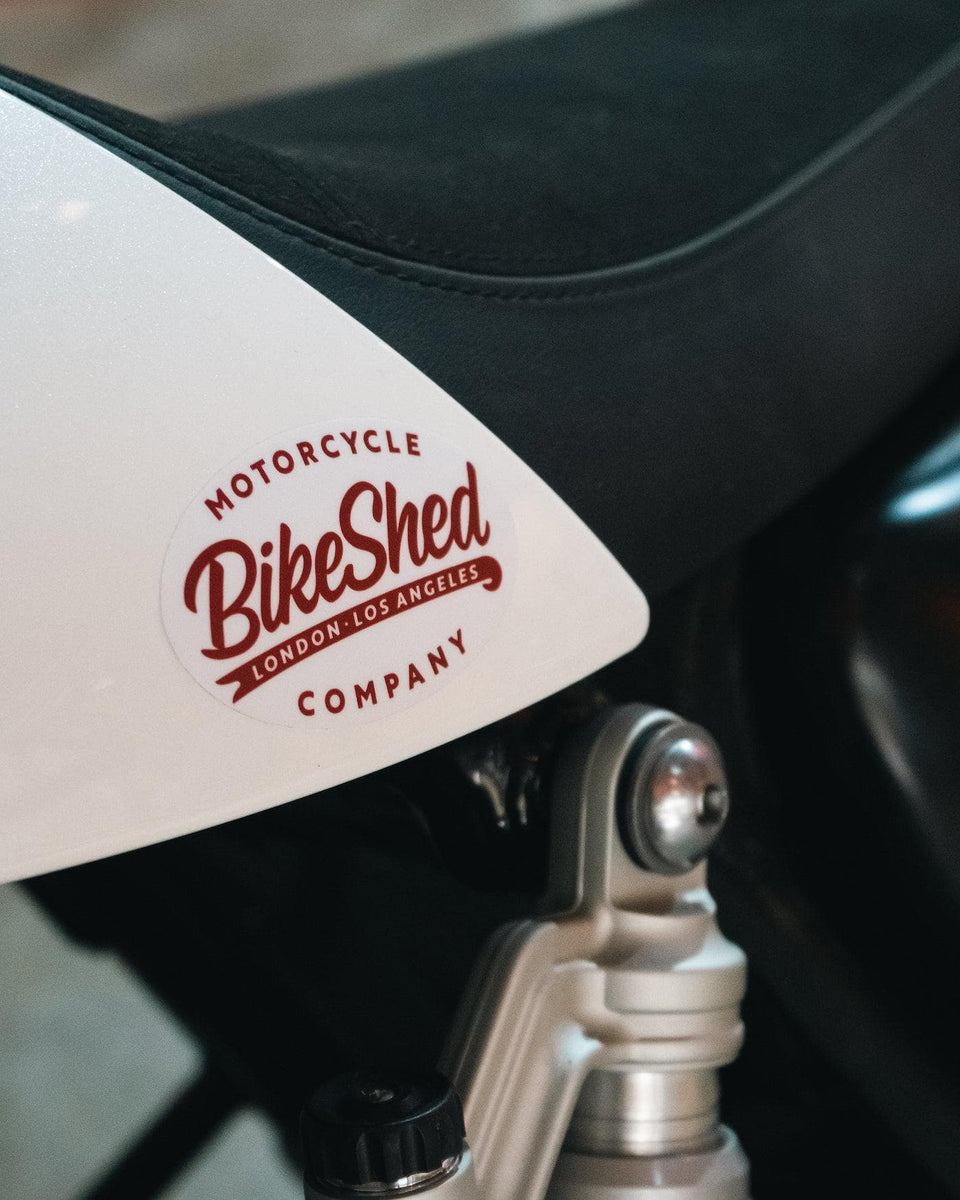 BSMC Sticker on a Triumph