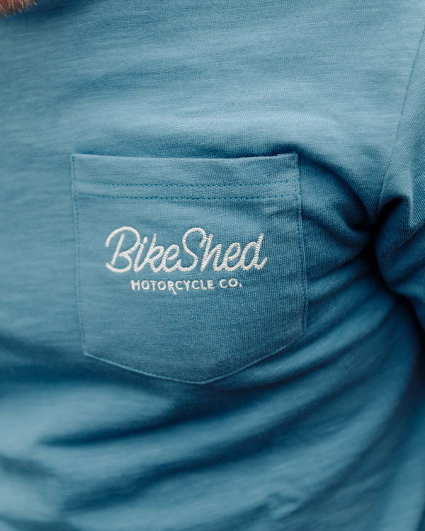 BSMC Chain Slub T Shirt - Blue