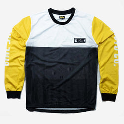 BSMC DT Race Jersey - Yellow, White & Black, front