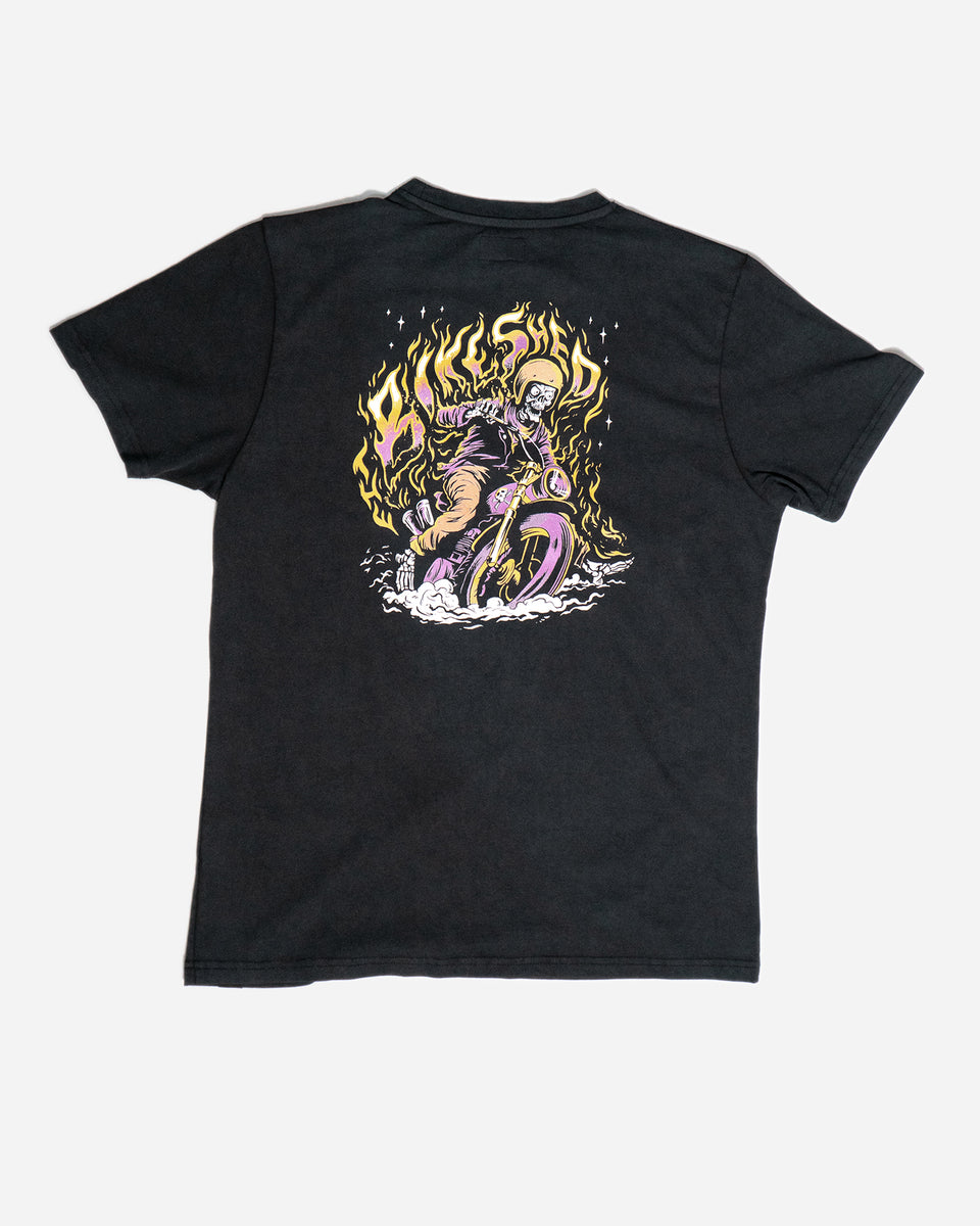 BSMC Speed Demon Graphic T-Shirt - Washed Black, back