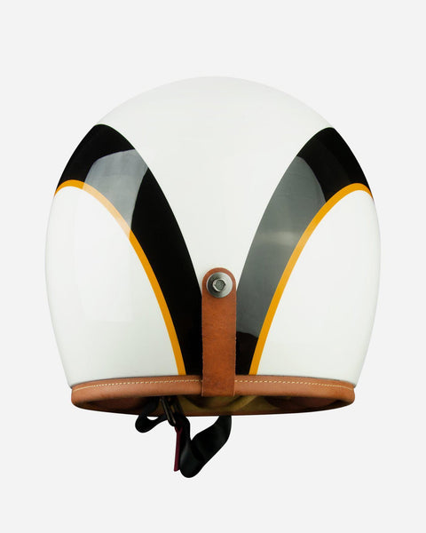 BSMC x Hedon Club Classic Motorcycle Helmet DOT, back