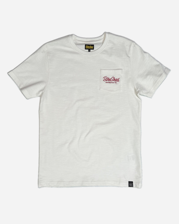 BSMC Chain T Shirt - Off White, front